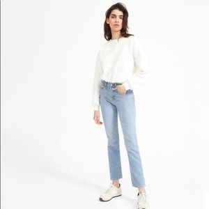 Everlane Cheeky Straight Jean in Sky Blue